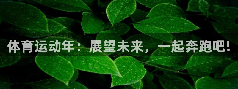 杏运娱乐登录：体育运动年：展望未来，一起奔跑吧!